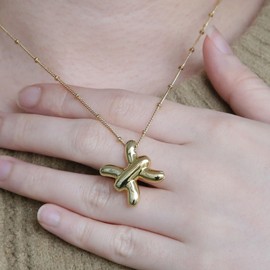 Zodiac Signs Spirit Necklace For Women, 18k Gold Plated Bubble 12 Constellation Pendant Lover Charm Gifts Jewelry (Bubble Gold Scorpio)