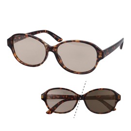 Fujita Optical Sunglasses, Men's, Polarized Dimming, UV Protection, Women's, Square, Driving, Brand, Thin, Color, Case Included, PL-11269B