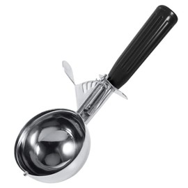 TOPINCN Duradero Cuchara Helado de Acero Inoxidable de Grado Alimenticio, Cuerpo Pequeño Y Ligero, Gran Cuchara para Helado, Puré de Patatas, Frutas, 