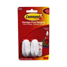 Command Small General Purpose Hooks x 2