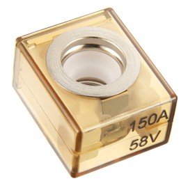 BOJACK Terminal Fuse 150A Marine Rated Battery Fuse (MRBF) 58V DC Max IP66 Waterproof for The Circuit Protection of Automobiles RVs Cranes Ships Charging Piles (150 Amp)