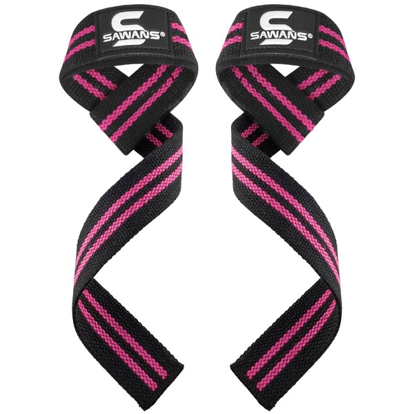 SAWANS Lifting Straps Weight Lifting Wrist Support Fitness Padded Gym
