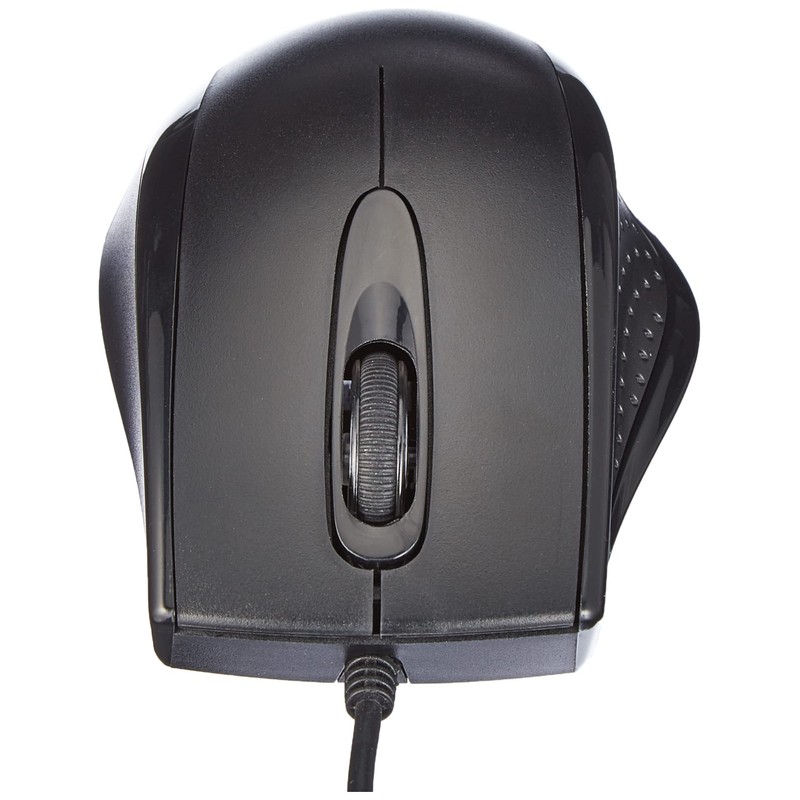 LC Power M710B Scroll-Rad, PC-Maus, PC/Mac, 2-Wege, schwarz
