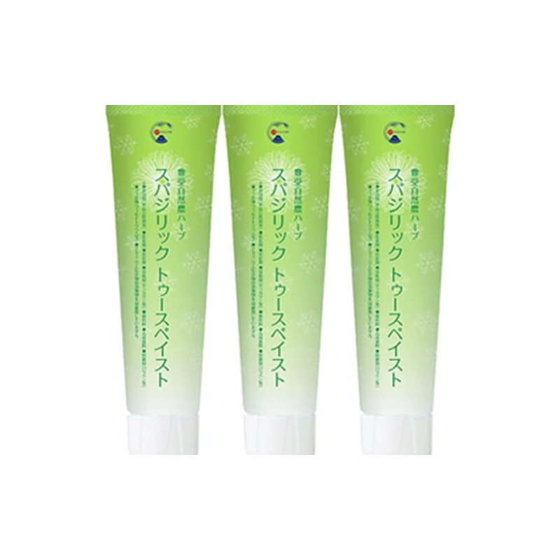 Set of 3 / Spagilic Tooth Paste + Fennel, 3.5