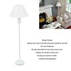 Miniature Dollhouse Floor Lamp White Shell Pattern Retro Elegant DIY