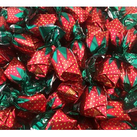Coastal Bay STRAWBERRY FLAVORED Fruit Filled Hard Candy BULK-  1/2 POUND