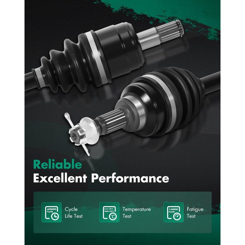 SCITOO 42250-HM5-630 CV Axle Front Left Right for Kubota RTV1100