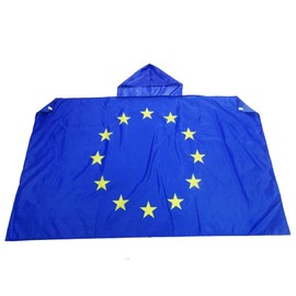 AZ FLAG - European Flag - 150 x 90 cm - European Flag Cape - EU - 100% Polyester with Integrated Sleeves - High Quality Body Flag - 80 g
