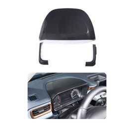 TOYCIDFG Compatible with Ford Maverick 2022-2025 Dashboard Instrument Panel Dial Frame Cover Trim Car Interior Decoration Accessories Panel Moulding Trims (Carbon Fiber Style)