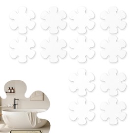 Non-Slip Stickers for Bathtub and Shower, Pack of 24 Safety Strips with Premium Scraper, Shower Mat, Non-Slip Bath Mat, Non-Slip Stickers for Safe Bathing Experience, Transparent