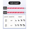 Joytale Rope Dog Leash 5/6 FT with Convenient Poop Bag