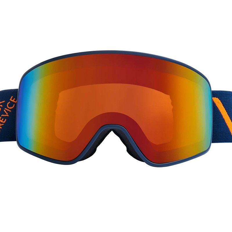Black Crevice Ski Goggles - Schladming - Double Lens, Anti-Fog