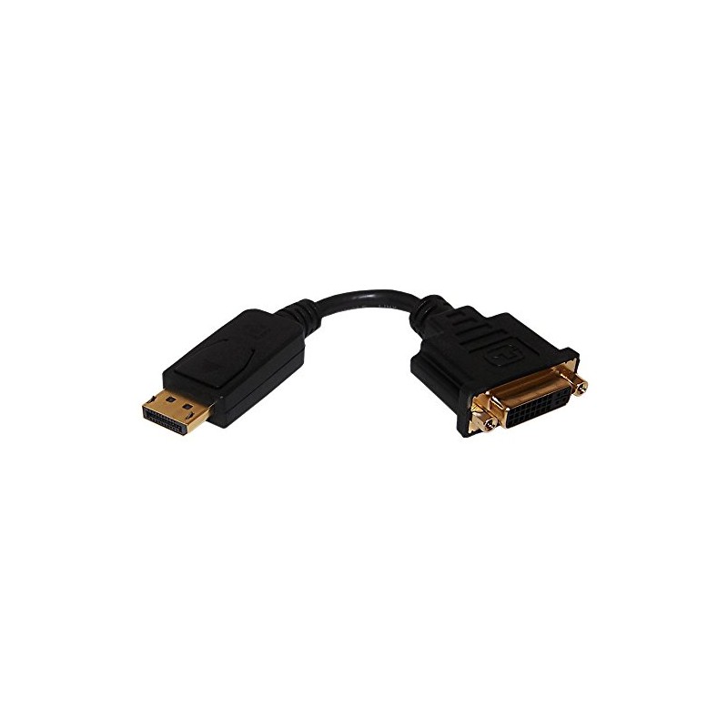 6 inch DisplayPort 1.1 Male to DVI Female Adapter -
