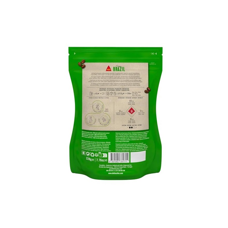 Delta Cafes Brazil - 220 Gr - Ground roasted coffee