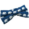 Bowties.jp bd361 Blue Elephant Bowtie, Bowtie, Easy to Wear, blue