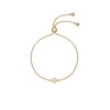 Ted Baker Sarsa Crystal Drawstring Adjustable Bracelet For Women (Gold/Crystal)