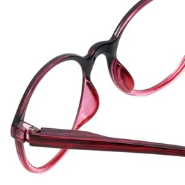 Calabria R770 Blue Light Progressive Reading Glasses +2.00 Rose Multifocal Glasses Progressive Readers Multi Focus Eyeglass