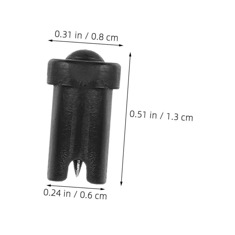 FRCOLOR 60pcs Eyelash Glue Bottle Needles Blocking Nozzle Tips for