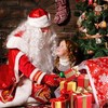 DERAYEE Christmas Wrapping Bag, Plastic Bag, Extra Large, 44.1 x