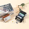 GAEKEAO Wallet Women RFID Blocking Leather Credit Card Holder Compact