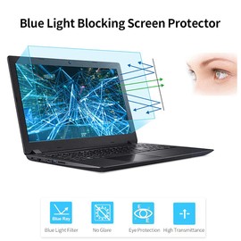Screen Film, Eacam Blue Light Blocking Screen Protector, High Transmittance/Anti UV&Glare Blue Light Filter for 15.6'' Laptop with 16:9 Aspect Ratio