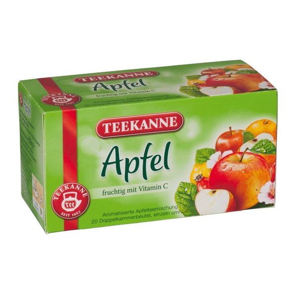3x Teekanne (Apfel) apple (each box 20 tea bags)