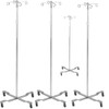 Adjustable Portable IV Pole Stand with Wheels - Medical Stand/IV