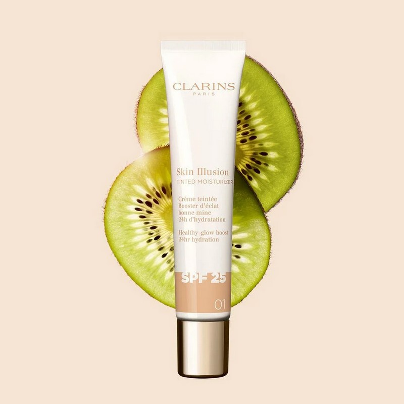 CLARINS Skin Illusion Tinted Moisturizer SPF25 40mL, 2