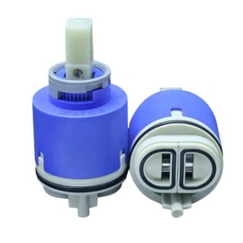 Kerox PBS 40 Faucet Cartridge - Replacement Shower Valve Cartridge, Parts for Bathtub, Bathroom Faucet Repair, Tub Shower Cartridges W/Water Pressure Balancing, Single-Lever Type - 40mm Diameter