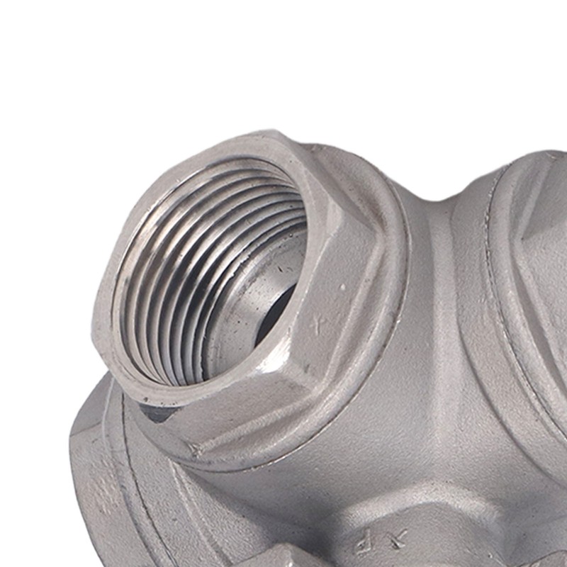 3 Way Ball Valve 1in 304 Stainless Steel Female T