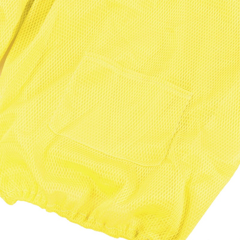 Beekeeping Tools Professional Beekeeping Protective Jacket Beekeeper Veil Suit SmockYellow