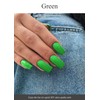 AutyaMee Semi Cured Gel Nail Strips (Green)-20 PCS Gel Nail