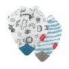 Nuby 100% Natural Cotton Muslin Bib - Bib with Teething