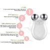 Beauty Microcurrent Facial Toning Massager - Color: White