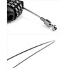 QWORK Retractable Cable Lock, 2 Pack Security Password Lock Steel