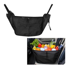 povtii Car Seat Organizer Bag, Foldable Oxford Cloth Auto Backseat Sundry Organizer Bag, Large Capacity Reusable Hammock Style Vehicle Storage Bag, Interior Car Accessories