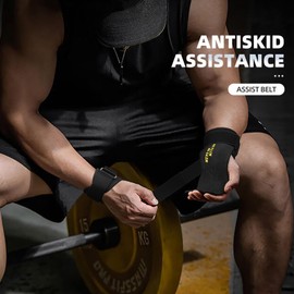 Weight Lifting Grips | Anti-slip Powerlifting Grip Straps | Ergonomic Pull-Up Assistance, Fitness Accessories For Men And Women