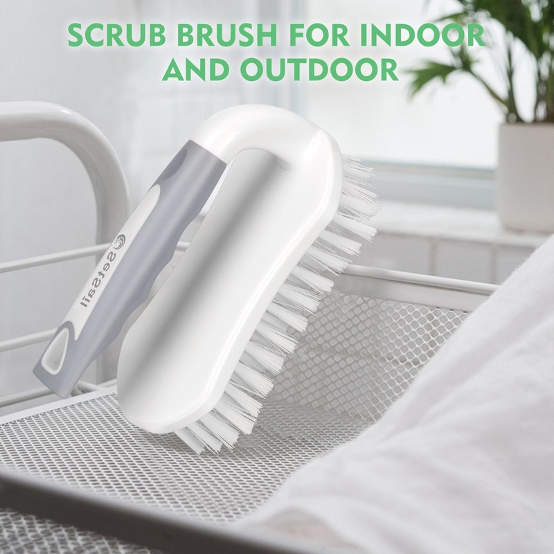 SetSail Scrub Brush, Heavy-Duty Scrub Brushes for Cleaning with Stiff