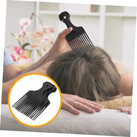 VICASKY 3Pcs Large Wide Tooth Comb for Detangling and Styling Black Rake Combs for All Hair Types Smooth Polished Teeth for Salon and Personal Use