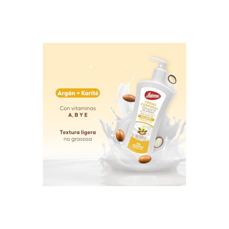 Jaloma Crema corporal de Argán + Karite, para una piel