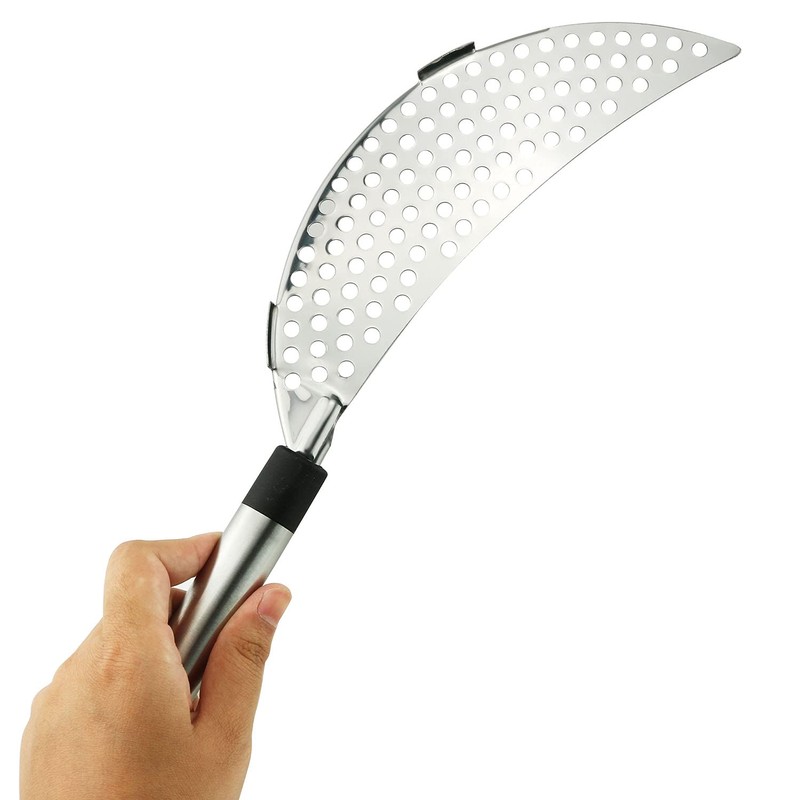Tegg Crescent Pot Strainer Stainless Steel Grease Pasta Strainer Insert