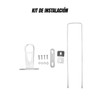 ALTREGO Canastilla Canastilla para Bicicleta R20 Incluye Soportes Blanca