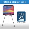 Falling in Art Aluminum Flip Chart Display Easel Stand with