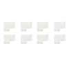 8pcs LED Strip Light Connector Professional Transparent 3Pin L Shaped