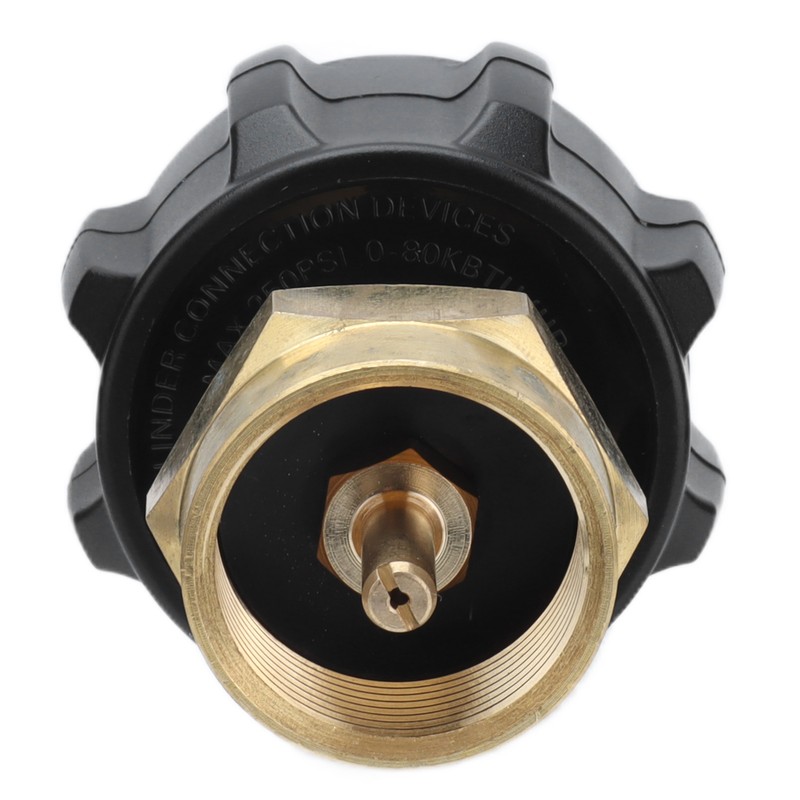 Refill Adapter Tank Cylinder Coupler Gas Propane Regulator Valve Accessory