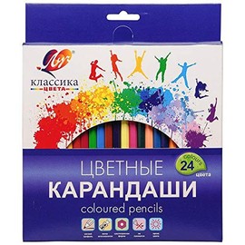 Luch Colored Pencils for Kids Classic Colour Pencils 24 pc. Pack of Pencils Drawing Pencils