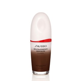 Shiseido RevitalEssence Skin Glow Foundation SPF 30, 560 Obsidian - Buildable, Medium Coverage - 24-HR Hydration & 12-HR Wear - Transfer, Crease & Fade Resistant - Non-Comedogenic - All Skin Types