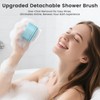 Electric Back Scrubber for Shower - Waterproof Rechargeable Exfoliating Brush