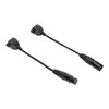 2pcs XLR3 to RJ45 Cable 3pin Plug and Play Female