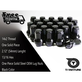 J&J 28PC 14X2 BLACK FORD F-150 HEAVY DUTY OEM/FACTORY STYLE REPLACEMENT LUG NUTS